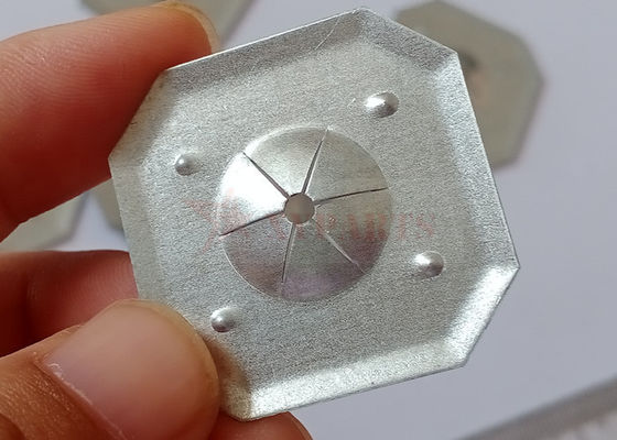 32 mm kwadratowe klipsy izolacyjne z galwanizowanej stali do przemysłu izolacyjnego
