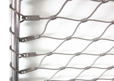 Elastyczna siatka z drutu ze stali nierdzewnej X-tend do balustrady balkonowej