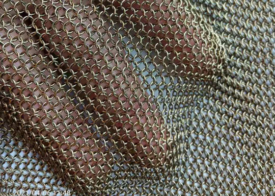 Spawana siatka łańcuszkowa o średnicy drutu 0,53 mm do odzieży ochronnej