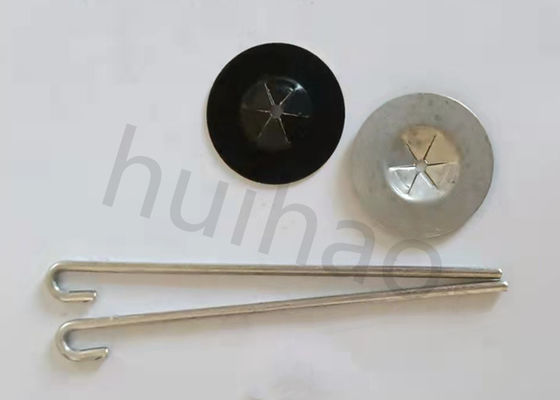 Aluminiowy hak J 95 mm Pin Klipsy do paneli słonecznych Osłona ptaków z podkładką samozaciskową
