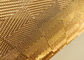 Niestandardowy kolor złoty Aechitectural Wire Mesh do tworzenia odcieni osłon