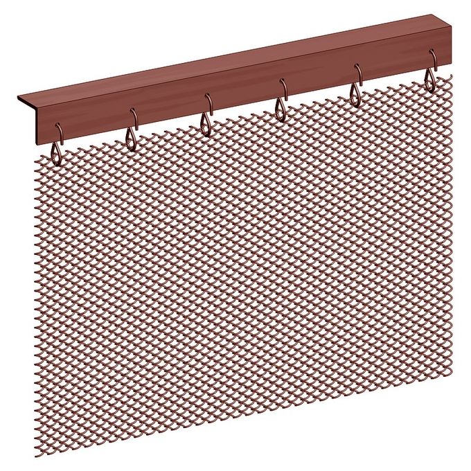 Aluminiowa tkanina z drutu drutowego do zewnętrznego dzielnika patio z niestandardową usługą konfiguratora