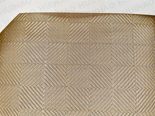 Miedziana elastyczna tkanina metalowa Szkło laminowane 0,5 mm
