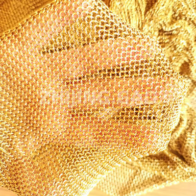 Złoty kolor Alphamesh Ring Mesh 12 mm