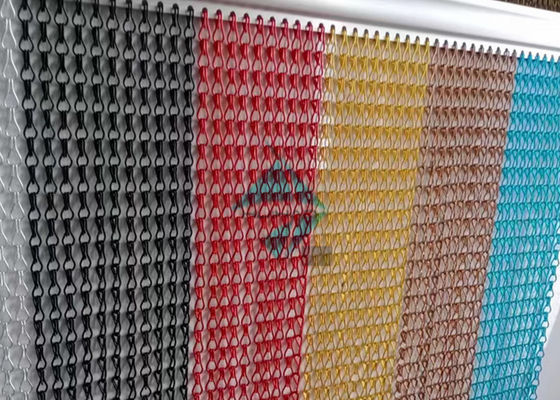 Anodyzowany aluminium łańcuch drzwi Fly zasłona z różnych kolorów