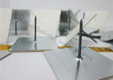 Samoprzylepne kołki izolacyjne z wełny mineralnej o wymiarach 50x50 mm do systemu HVAC