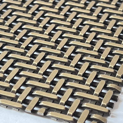 SS304 Woven Wire Mesh For Kitchen Furniture Door Balustrade (Wiecowa sieć z włókien włókienniczych do balustrad drzwiowych)