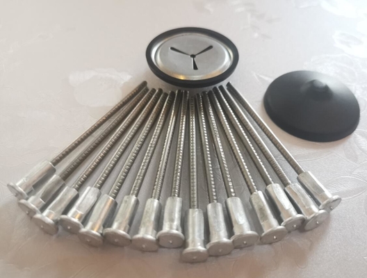 Szpilki do spawania 3 mm X 65 mm Bi-Metalowe kołki z izolowanymi głowicami aluminiowymi 6 x 15 mm