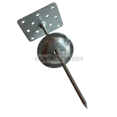 1.6x24x24mm Aluminiowe kołki izolacyjne perforowane samoprzylepne do mocowania izolacji ścian zewnętrznych