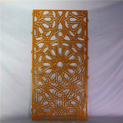 1220x3050mm Płytka aluminiowa z laserowo wyciętą siatką do płotu zewnętrznego