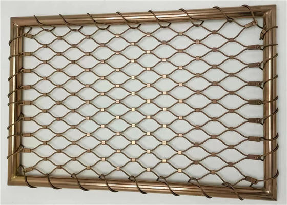 Elastyczna i trwała siatka ze stali nierdzewnej do wypełniania balustrad