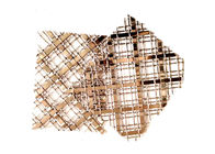 Popularne szafki ozdobne z siatki drucianej wykonane ze płaskiego drutu ze stali nierdzewnej