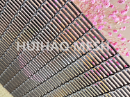 Okładziny ścienne Design 1,5 mm architektoniczna siatka druciana Pvdf w kolorze czarnym aluminium