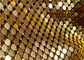 4mm błyszczące metalowe zasłony z tkaniny złote do dekoracji hotelu lub restauracji