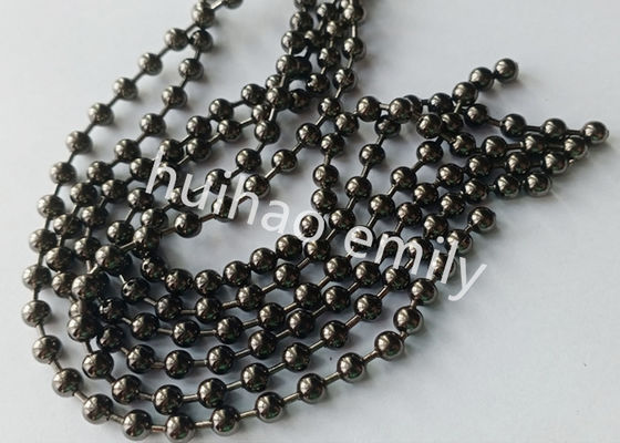 Guns Metal Color Ball Chain Beaded Curtain Do dekoracji hoteli