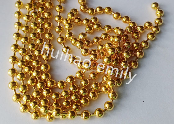 Guns Metal Color Ball Chain Beaded Curtain Do dekoracji hoteli