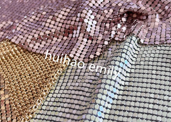Aluminiowa moda metalowa draperia z płatków tkanin z różnych kolorów