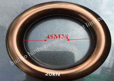 45 mm średnicy Aluminium stop okrągły pierścień dla pasów bezpieczeństwa akcesoria