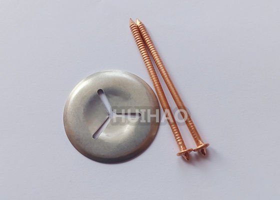 3x65mm Wylotowy mocownik CD Weld Stud Pins Z Miedzianą powłoką