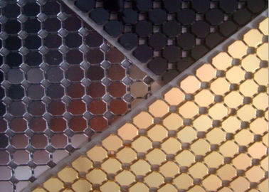 4mm Złoty kolor Aluminiowy Sequin Metalowa siatka Do dekoracji hotelowej