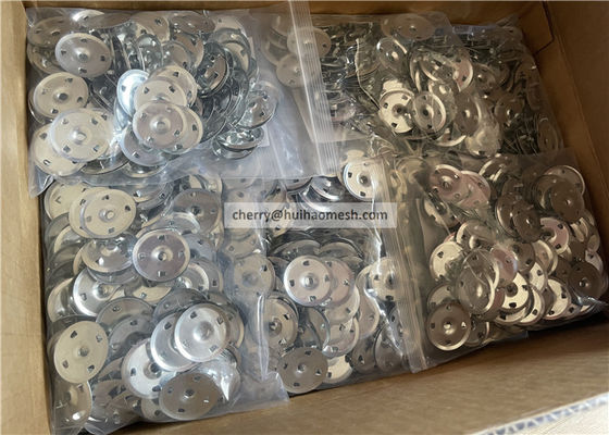 1-1/4" 4-kręgowe metalowe zmywarki do mocowania płyt gipsowych, płyty izolacyjne, płyty termologiczne