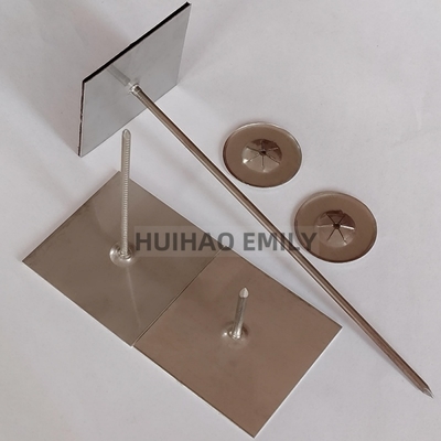 50x50mm Płytka podstawowa samoprzylepna izolacja szpilki zawieszkowe do izolacji ścian zewnętrznych
