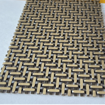SS304 Woven Wire Mesh For Kitchen Furniture Door Balustrade (Wiecowa sieć z włókien włókienniczych do balustrad drzwiowych)