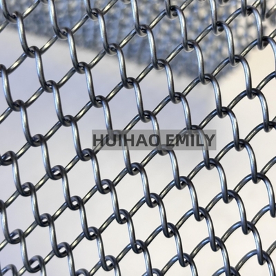 0.8mmx8mm Aluminiowy stopu metalowego cewki draperia elastyczna siatka metalowa zasłona