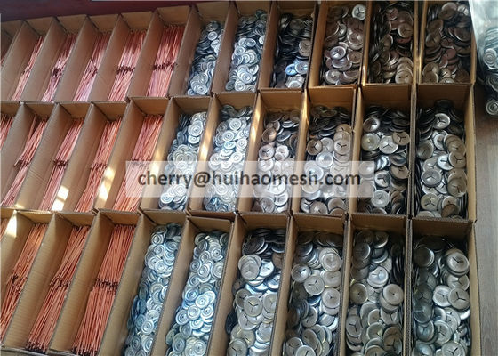 3x100mm CD Weld Pin Ms Miedź powlekana za pomocą klipsów izolacyjnych z włókna szklanego