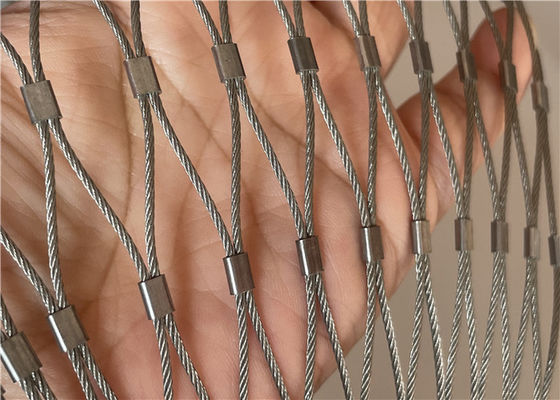 Elastyczna i trwała siatka ze stali nierdzewnej do wypełniania balustrad