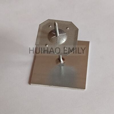 50x50mm Base Rock Wool Self Adhesive Insulation Pins For Hvac System