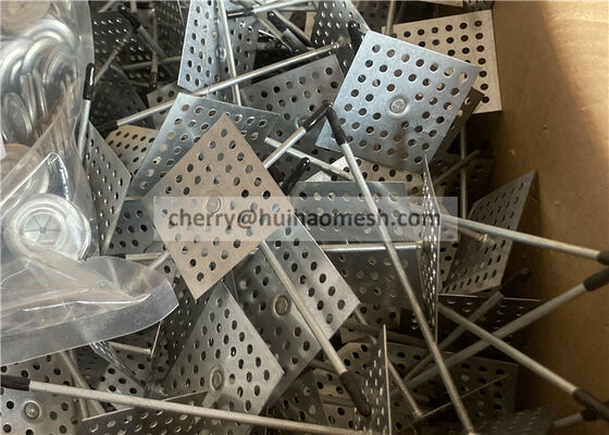 Wieszaki do izolacji Rockwool Perforowane Wieszaki Izolacyjne 12 Gauge z Podkładkami Samozaciskowymi