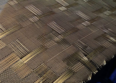 Niestandardowa tkana metalowa tkanina do szkła hartowanego laminowanego