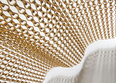2 mm Haok Link Metal Mesh Drapery Window Door Fly Curtain