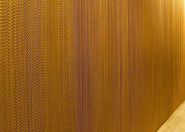 Aluminiowe podłączenia łańcuchowe Stropie sieciowe zasłony z podwójnymi hakami