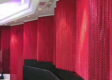 Aluminiowa kurtyna z haczykami do architektury zewnętrznej