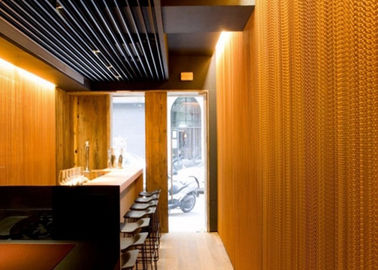 Aluminiowa kurtyna z haczykami do architektury zewnętrznej