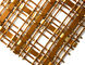 Weave Type Architectural Decorative Antique Brass Mesh Fabric W magazynie
