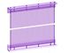 Space Divider Metal Coil Curtain, Drut Dia1.2mm Dekoracyjne metalowe łańcuszki Draperia