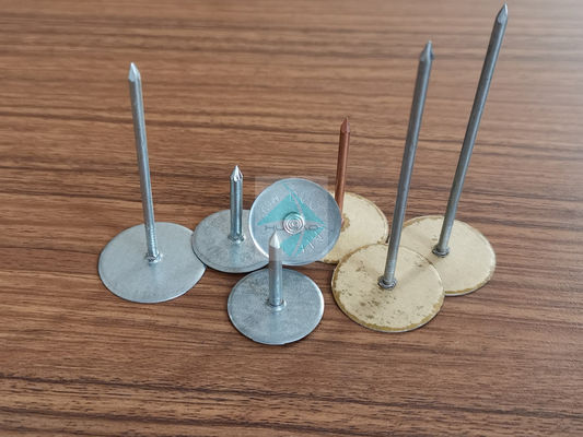 12Gauge 38mm przewody metalowe Cupped Head Weld Pins dla systemu HVAC