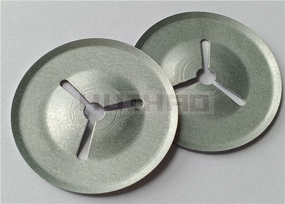 Okrągłe podkładki samozabezpieczające 38 mm służą do zabezpieczania kołków izolacyjnych 5 mm