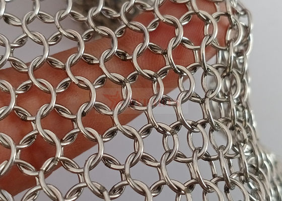 Wylotowy typ stali nierdzewnej z łańcuchem metalowym 0,8 mm x 7 mm do podziału pomieszczeń