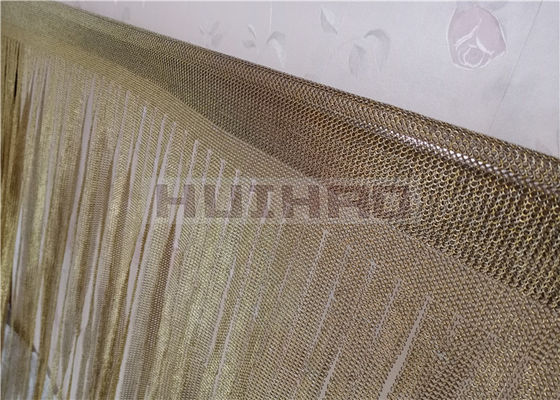 0.53x3.81mm Stal Nierdzewna Metaliczna Sieć Pierścieniowa Blaskowa Kolor Na Zasłony String
