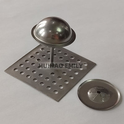 50mmx50mm Perforated Base Isolation Hanger Pins z samoblokującą się pralką