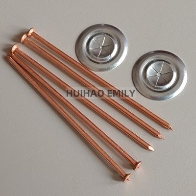 3x65mm Wylotowy mocownik CD Weld Stud Pins Z Miedzianą powłoką