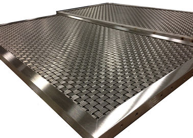 Splot sztywny siatkowy panel kabiny windy z niestandardową ramą aluminiową V
