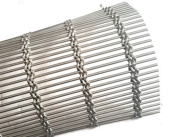Rolling Shutters Architectural Wire Mesh z drutem stalowym i linowym