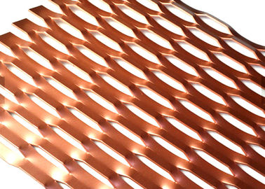 Lakierowanie 3D siatki metalowej rozszerzonej do dekoracyjnego ekranu metalicznego1220x2440mm
