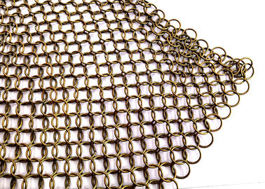 Stal nierdzewna Pierścień siatkowy Drapery 1.2MM X10MM Używany do obróbki okien, Backdrops