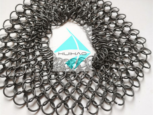 Okrągły splot kolczugowy o wymiarach 1,2 mm x 12 mm Metalowy pierścień oczkowy dzielniki przestrzeni